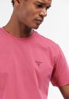 Barbour Men’s Garment Dyed T-Shirt, Fuchsia