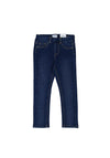 Mayoral Mini Girl Basic Denim Pant, Dark Blue