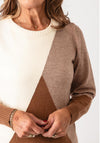 Micha Colour Block Jumper, Neutral