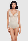 Miraclesuit Lightweight Target Control Bodysuit, Warm Beige