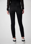 Monari Rhinestone Trim Skinny Jeans, Black