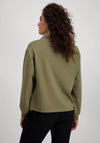 Monari Patches & Rhinestone Sweatshirt, Green