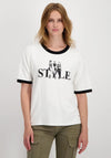 Monari Contrast Style T-Shirt, White