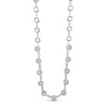 Absolute Diamante Halo Necklace, Silver