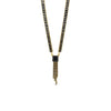 Absolute Tassel Necklace, Gold & Black