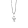 Absolute CZ Embellished Necklace, Silver