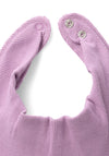 Name It Baby Girl Yvette Rib Scarf Bib, Lavendar Mist