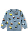 Name It Mini Boy Nappe Sweat Cardigan, Bering Sea