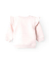 Name It Baby Girl Tyrah Long Sleeve Quilted Sweater, Sepia Rose