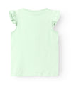 Name It Mini Girl Hopes Short Sleeve Top, Silt Green