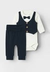 Name It Baby Boy Adam Long Sleeve Body Set, Dark Sapphire