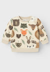 Name It Baby Boy Orvan Long Sleeve Sweater, Summer Sand