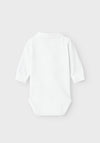 Name It Baby Boy Ramus Long Sleeve Bodysuit, Bright White