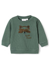 Name It Baby Boy Salt Long Sleeve Sweater, Dark Forest