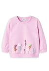 Name It Baby Girl Kamine Long Sleeve Sweater, Pastel Lavender