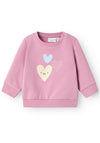 Name It Baby Girl Vrille Long Sleeve Sweater, Mauve Orchid