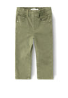 Name It Mini Boy Silas Tapered Trouser, Deep Lichen Green