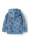 Name It Mini Boy Kuno Skate Long Sleeve Hoodie, Coronet Blue