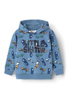 Name It Mini Boy Kuno Skate Long Sleeve Hoodie, Coronet Blue