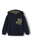 Name It Mini Boy Long Sleeve Hoodie, Dark Sapphire