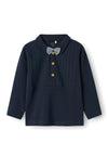 Name It Mini Boy Rumle Long Sleeve Top, Dark Sapphire