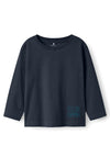 Name It Mini Boy Tristiano Long Sleeve Top, Dark Sapphire