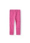 Name It Mini Girl Davina Heart Print Legging, Phlox Pink