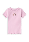 Name It Mini Girl Katte Short Sleeve Tee, Pastel Lavender