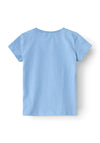 Name It Mini Girl Kornella Short Sleeve Tee, Endless Sky