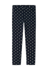 Name It Mini Girl Vivian Polka Dot Legging, Dark Sapphire