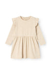 Name It Mini Girl Siclo Long Sleeve Dress, Gilded Beige