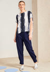 Naya Cuffed Trousers, Navy