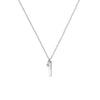 Newbridge Silverware April Birthstone Pendant Necklace, Silver