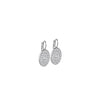 Newbridge Silverware CZ Oval Earrings, Silver