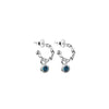 Newbridge Silverware December Birthstone Earrings, Silver