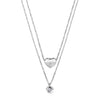 Newbridge Silverware Heart Pendant Necklace, Silver