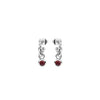 Newbridge Silverware January Birthstone Earrings, Silver