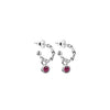 Newbridge Silverware July Birthstone Earrings, Silver