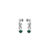 Newbridge Silverware May Birthstone Earrings, Silver