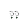 Newbridge Silverware May Birthstone Earrings, Silver