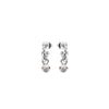 Newbridge Silverware November Birthstone Earrings, Silver