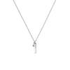 Newbridge Silverware October Birthstone Pendant Necklace, Silver