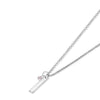 Newbridge Silverware October Birthstone Pendant Necklace, Silver