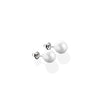 Newbridge Silverware Pearl Earrings, Silver