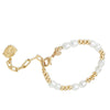 Newbridge Silverware Sappho Seed Pearl Beaded Bracelet, Gold