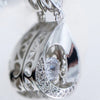 Newbridge Silverware The Hollywood Collection Teardrop Necklace, Silver