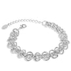 Newbridge Silverware Circular Link Bracelet, Silver