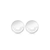 Newbridge Silverware Sonata Circular Earrings, Silver