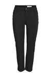 Noisy May Moni Straight Leg Ankle Grazer Jeans, Black