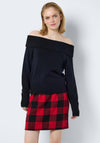 Noisy May Lima Off The Shoulder Jumper, Black